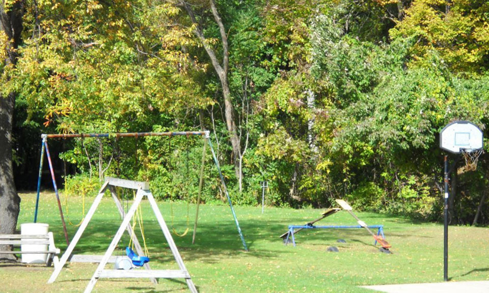 Kid's Playground at Pine Lane Campground